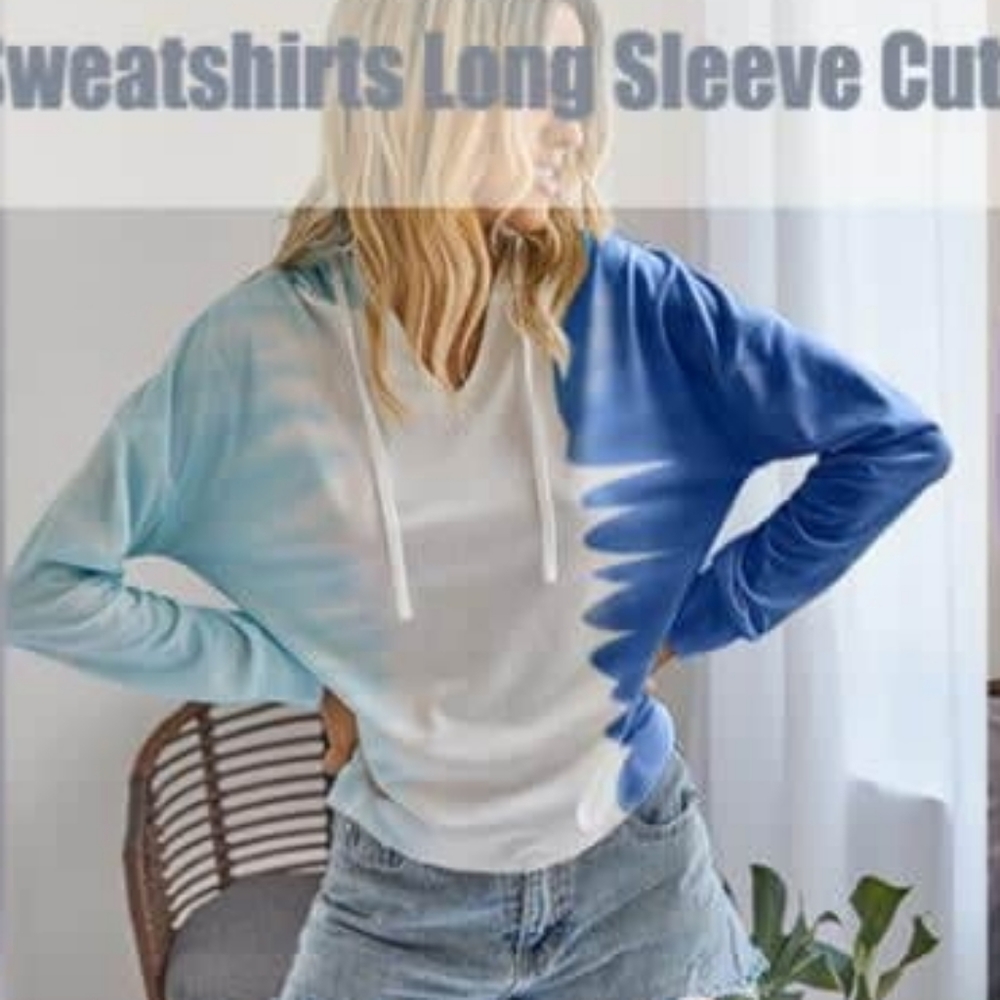 Blue Tie Dye Sweatshirt - NWOT